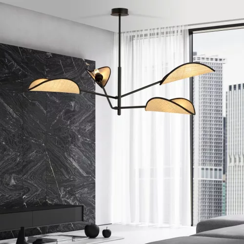 VENE 4 BLACK/RATTAN