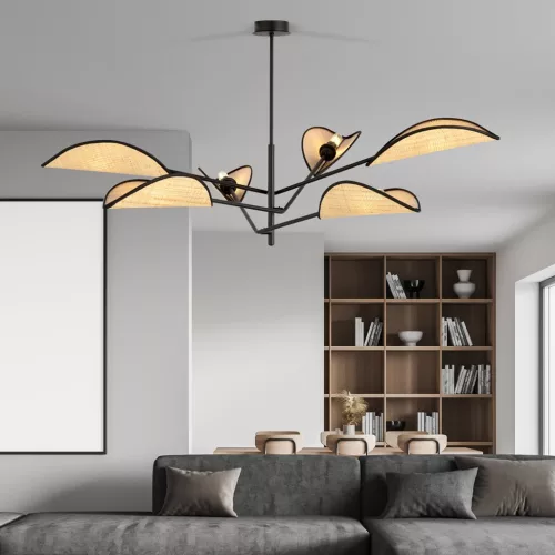 VENE 6 BLACK/RATTAN