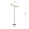 VENE LP2 BLACK/RATTAN