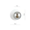 OSLO K1 WHITE/GRAFIT