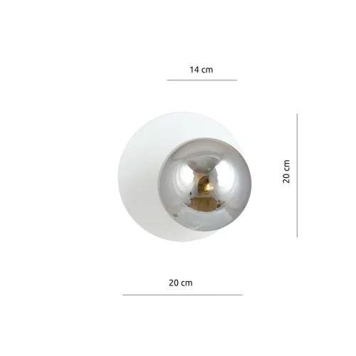OSLO K1 WHITE/GRAFIT