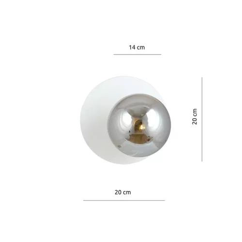 OSLO K1 WHITE/GRAFIT