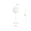 OSLO LN WHITE/OPAL