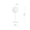 OSLO LN WHITE/OPAL