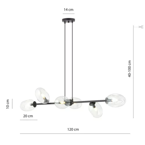 PANDORA 6 BL TRANSPARENT