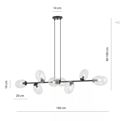 PANDORA 8 BL TRANSPARENT