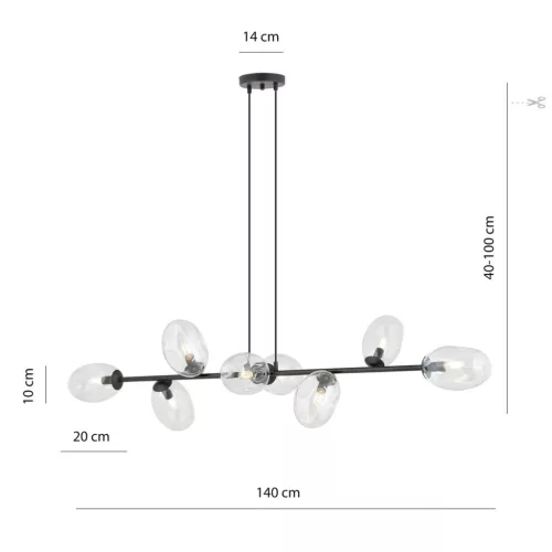 PANDORA 8 BL TRANSPARENT