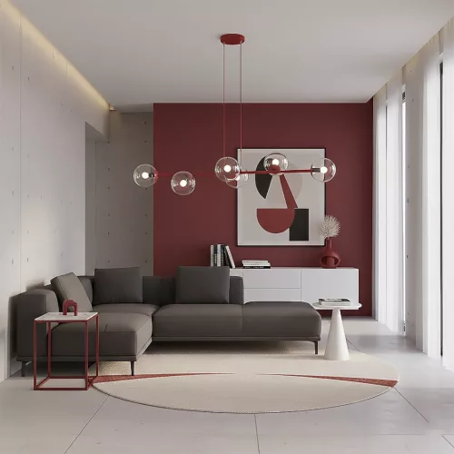 MAGNUS 6 BURGUNDY TRANSPARENT