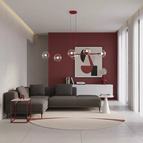 MAGNUS 6 BURGUNDY TRANSPARENT