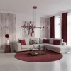 MAGNUS 8 BURGUNDY TRANSPARENT