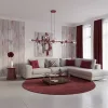 MAGNUS 8 BURGUNDY TRANSPARENT