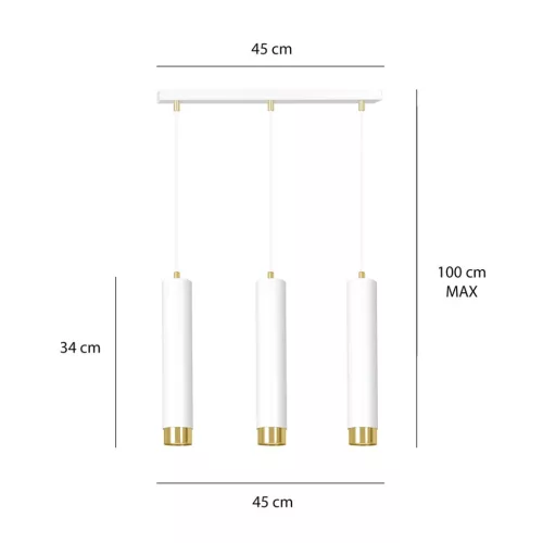 KIBO 3 WH/GOLD