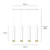 KIBO 4 WH/GOLD