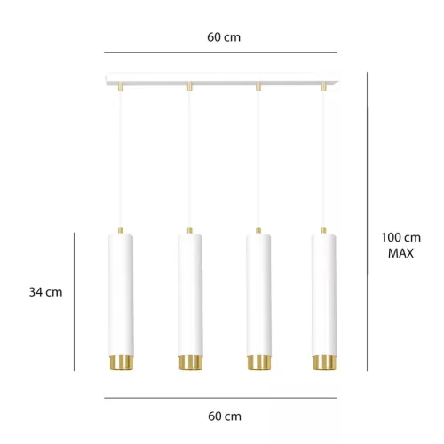 KIBO 4 WH/GOLD