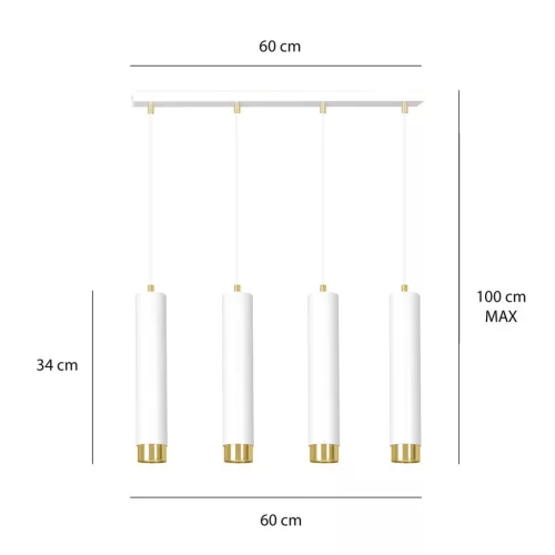 KIBO 4 WH/GOLD