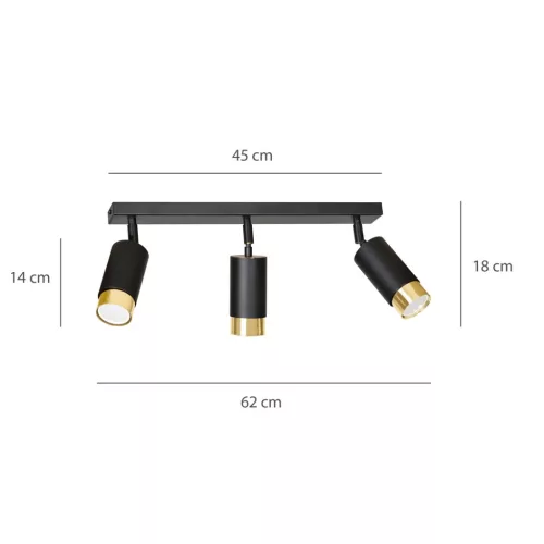 HIRO 3 BL/GOLD