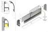 TOPMET LED-profil WAY10 2000 mm eloxált
