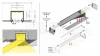 TOPMET LED-profil LINEA-IN20 Trimless EF 2000 mm fehér