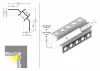 TOPMET LED-profil UNI-TILE12 1000 mm eloxált
