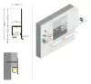 TOPMET LED-profil OMNI10 AC2 PLUS 2000 mm natúr