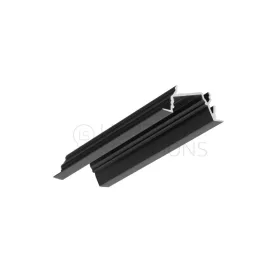 TOPMET LED-profil DIAGONAL14 F/TY 2000 mm eloxált fekete