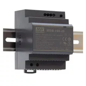  Mean Well HDR-100-24N DIN sínre szerelhető LED-tápegység, 24 V DC, IP20