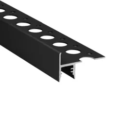 LED profile UP-TILE10 A PLUS 3000 black anod. /plastic bag