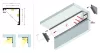 TOPMET LED-profil CABI12 DUO E 2000 mm eloxált