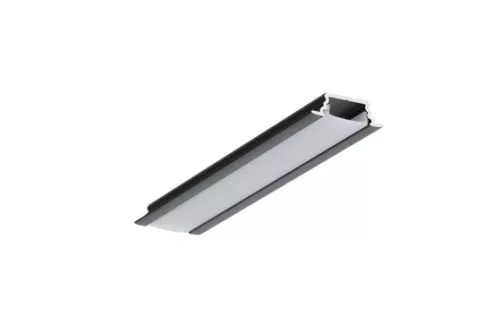 TOPMET LED-profil GROOVE.V2 A1C/U 2000 mm eloxált fekete