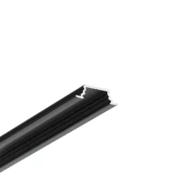 LED profile GROOVE10.v2 A1C/U 3000 black anod. /plastic bag