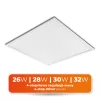 ORIO LED-panel, 30 W, IP20, 600x600 mm, Természetes fehér, 5 év garancia