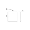 ORIO LED-panel, 40 W, IP20, 600x600 mm, Természetes fehér, 5 év garancia