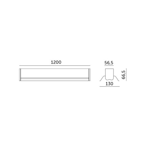 Oprawa liniowa LED NEXLINE SLIM 42W 120cm 4000K Kobi Pro
