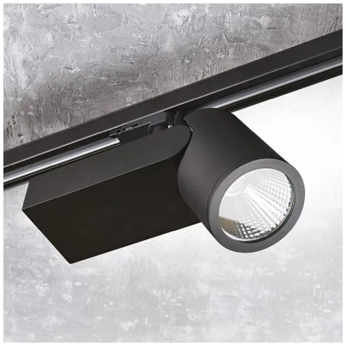 NEXTRACK NT5 háromfázisú sínes lámpa, 28W, 15°, CRI 90, Fekete