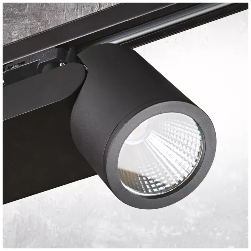 NEXTRACK NT5 háromfázisú sínes lámpa, 28W, 24°, CRI 90, Fekete