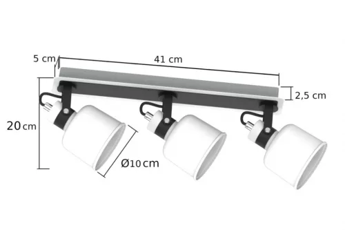Ceiling lamp 3PŁ. PAKOS 1103