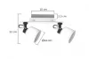 Ceiling lamp 2PŁ. PAKOS 1112