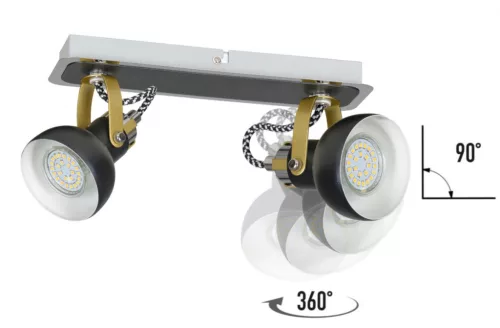 Ceiling lamp 2PŁ. PIXI 1402