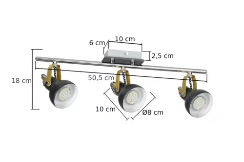 Ceiling lamp 3PŁ. PIXI 1423