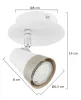 Ceiling lamp  1PŁ. ROX 1300