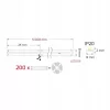 LED 480 COB IP20 4000K 5M 12,8W/M