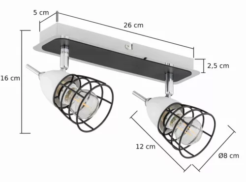 Ceiling lamp 2PŁ. SKY 1502