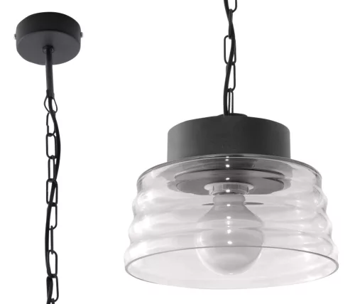 Lampa wisząca MARINA grafit