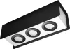 Plafon STEREO  czarny