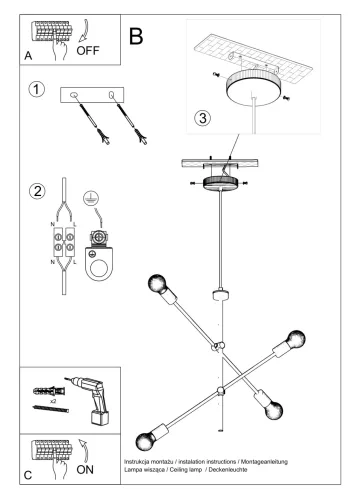 Lampa wisząca ONCEPT 4