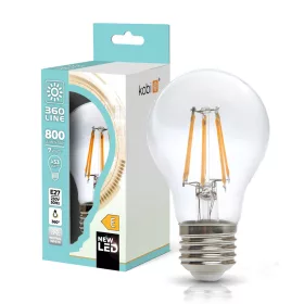 E27 LED-fényforrás, 7 W, filament, Természetes fehér