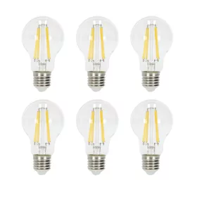 E27 LED-fényforrás, 7 W, filament, Meleg fehér