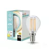 E14 LED-fényforrás, 4 W, filament, Meleg fehér