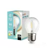 E27 LED-fényforrás, 1 W, filament, Meleg fehér