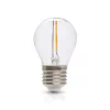 E27 LED-fényforrás, 1 W, filament, Meleg fehér